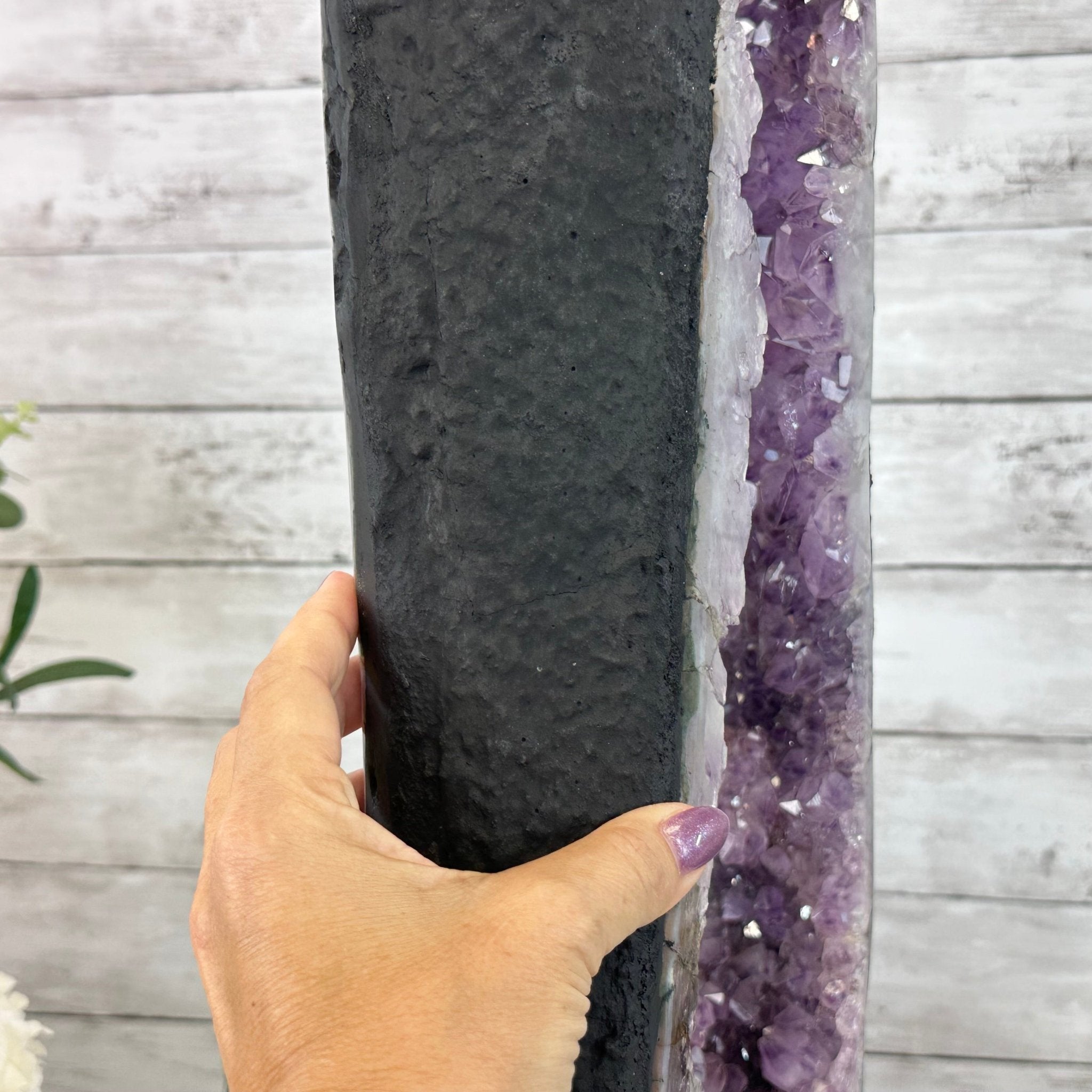 Extra Quality Open 2 - Sided Amethyst Cathedral 31.2 lbs & 26.5" Tall #5605 - 0162 - Brazil GemsBrazil GemsExtra Quality Open 2 - Sided Amethyst Cathedral 31.2 lbs & 26.5" Tall #5605 - 0162Open 2 - Sided Cathedrals5605 - 0162