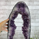 Extra Quality Open 2 - Sided Amethyst Cathedral 31.2 lbs & 26.5" Tall #5605 - 0162 - Brazil GemsBrazil GemsExtra Quality Open 2 - Sided Amethyst Cathedral 31.2 lbs & 26.5" Tall #5605 - 0162Open 2 - Sided Cathedrals5605 - 0162