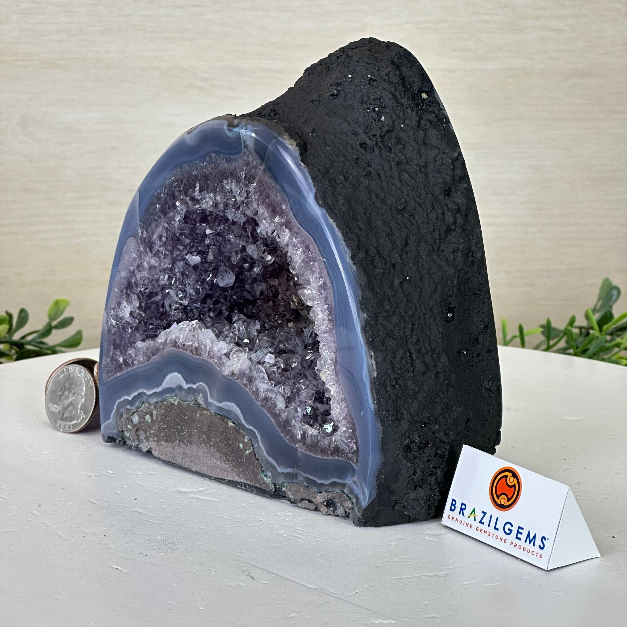 Extra Quality Open 2 - Sided Amethyst Cathedral 3.4 lbs & 5.5" Tall #5605 - 0191 - Brazil GemsBrazil GemsExtra Quality Open 2 - Sided Amethyst Cathedral 3.4 lbs & 5.5" Tall #5605 - 0191Open 2 - Sided Cathedrals5605 - 0191