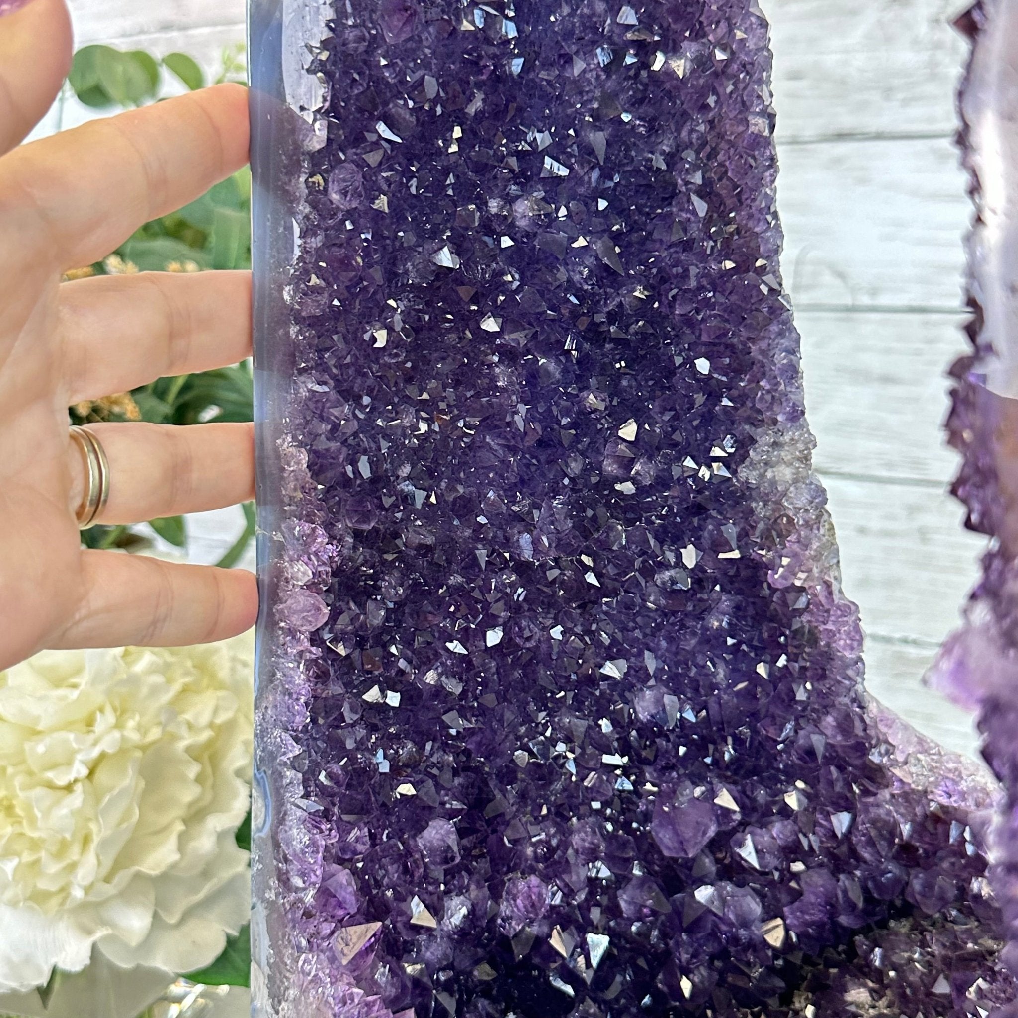 Extra Quality Open 2 - Sided Amethyst Cathedral 40.2 lbs & 22.1" Tall #5605 - 0163 - Brazil GemsBrazil GemsExtra Quality Open 2 - Sided Amethyst Cathedral 40.2 lbs & 22.1" Tall #5605 - 0163Open 2 - Sided Cathedrals5605 - 0163