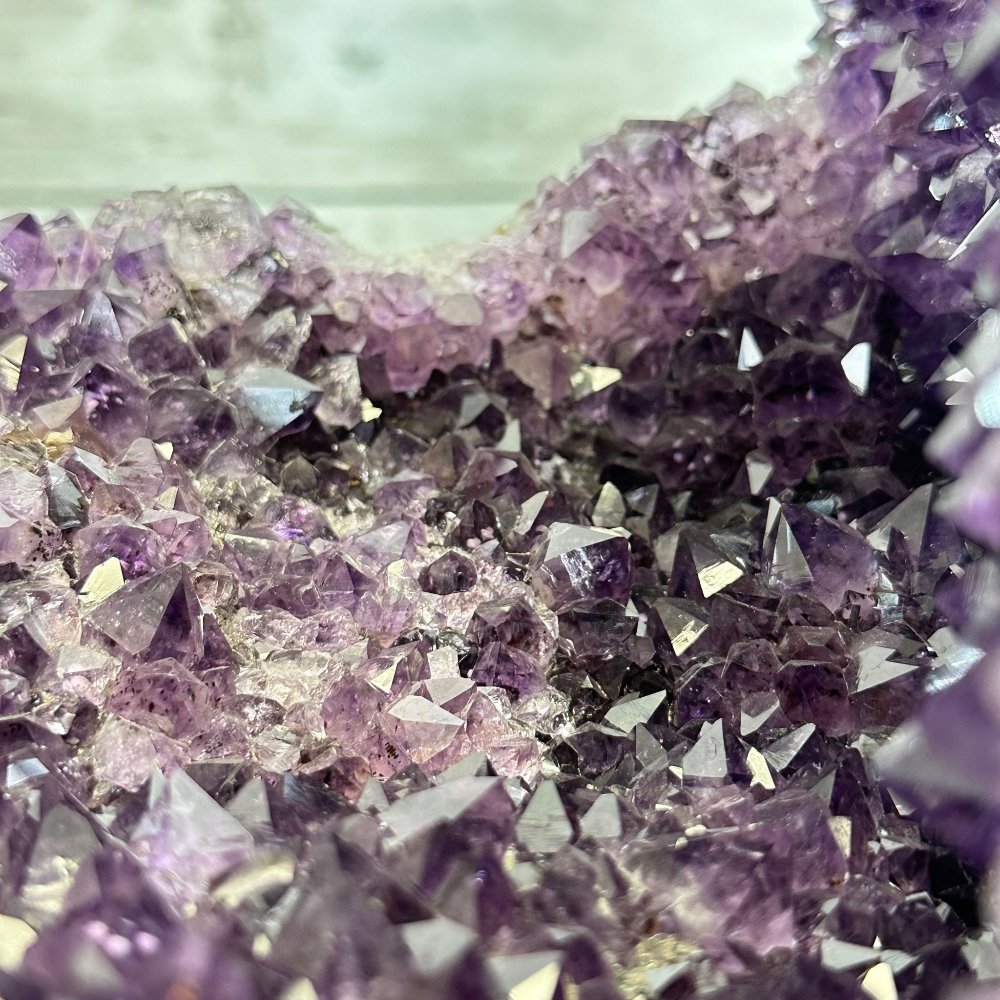 Extra Quality Open 2 - Sided Amethyst Cathedral 40.2 lbs & 22.1" Tall #5605 - 0163 - Brazil GemsBrazil GemsExtra Quality Open 2 - Sided Amethyst Cathedral 40.2 lbs & 22.1" Tall #5605 - 0163Open 2 - Sided Cathedrals5605 - 0163