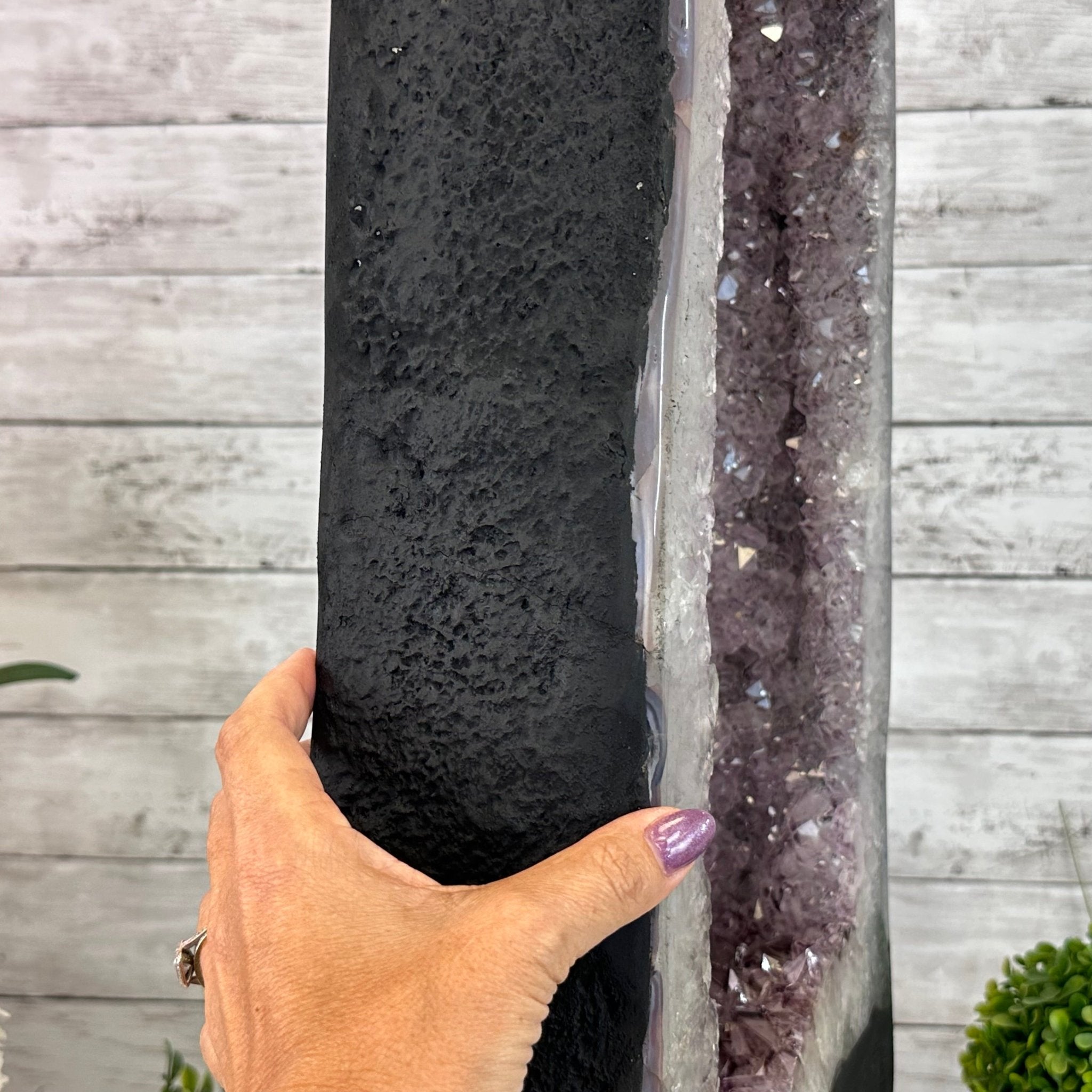 Extra Quality Open 2 - Sided Amethyst Cathedral 40.2 lbs & 25.3" Tall #5605 - 0170 - Brazil GemsBrazil GemsExtra Quality Open 2 - Sided Amethyst Cathedral 40.2 lbs & 25.3" Tall #5605 - 0170Open 2 - Sided Cathedrals5605 - 0170