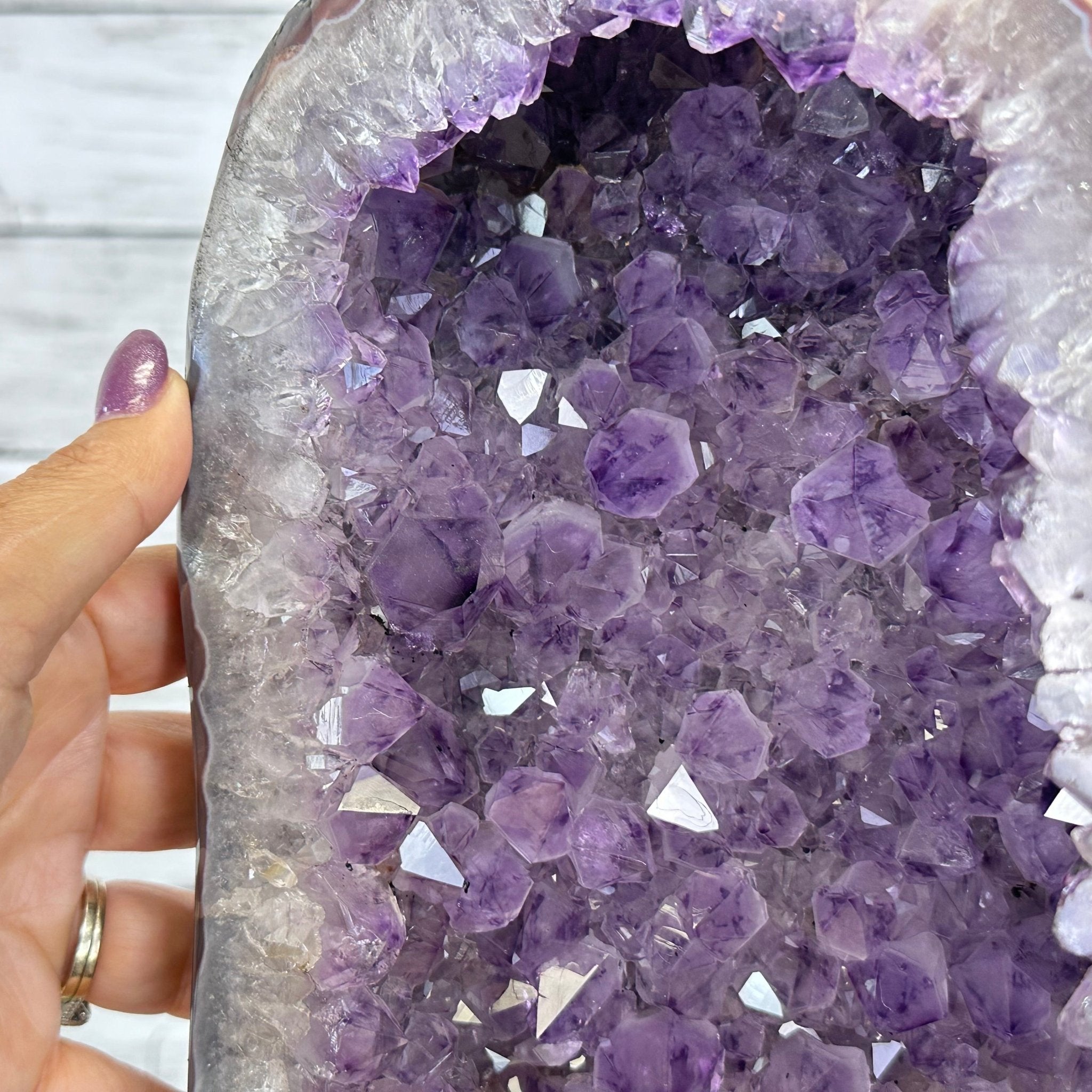 Extra Quality Open 2 - Sided Amethyst Cathedral 46.8 lbs & 25.6" Tall #5605 - 0164 - Brazil GemsBrazil GemsExtra Quality Open 2 - Sided Amethyst Cathedral 46.8 lbs & 25.6" Tall #5605 - 0164Open 2 - Sided Cathedrals5605 - 0164