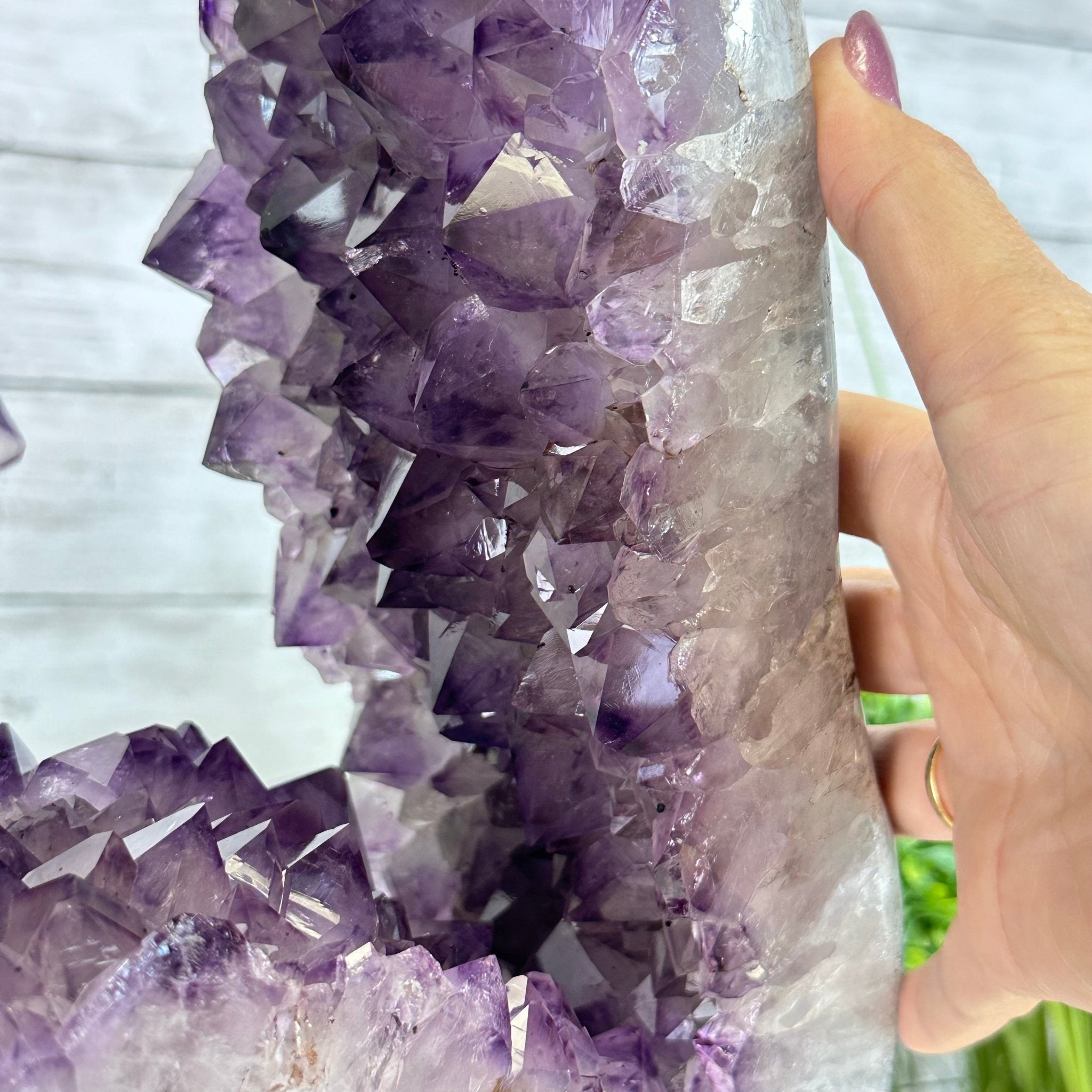 Extra Quality Open 2 - Sided Amethyst Cathedral 46.8 lbs & 25.6" Tall #5605 - 0164 - Brazil GemsBrazil GemsExtra Quality Open 2 - Sided Amethyst Cathedral 46.8 lbs & 25.6" Tall #5605 - 0164Open 2 - Sided Cathedrals5605 - 0164