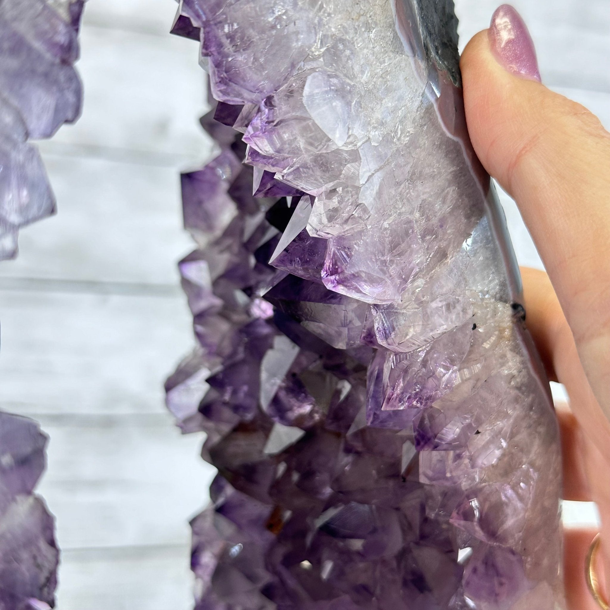 Extra Quality Open 2 - Sided Amethyst Cathedral 46.8 lbs & 25.6" Tall #5605 - 0164 - Brazil GemsBrazil GemsExtra Quality Open 2 - Sided Amethyst Cathedral 46.8 lbs & 25.6" Tall #5605 - 0164Open 2 - Sided Cathedrals5605 - 0164