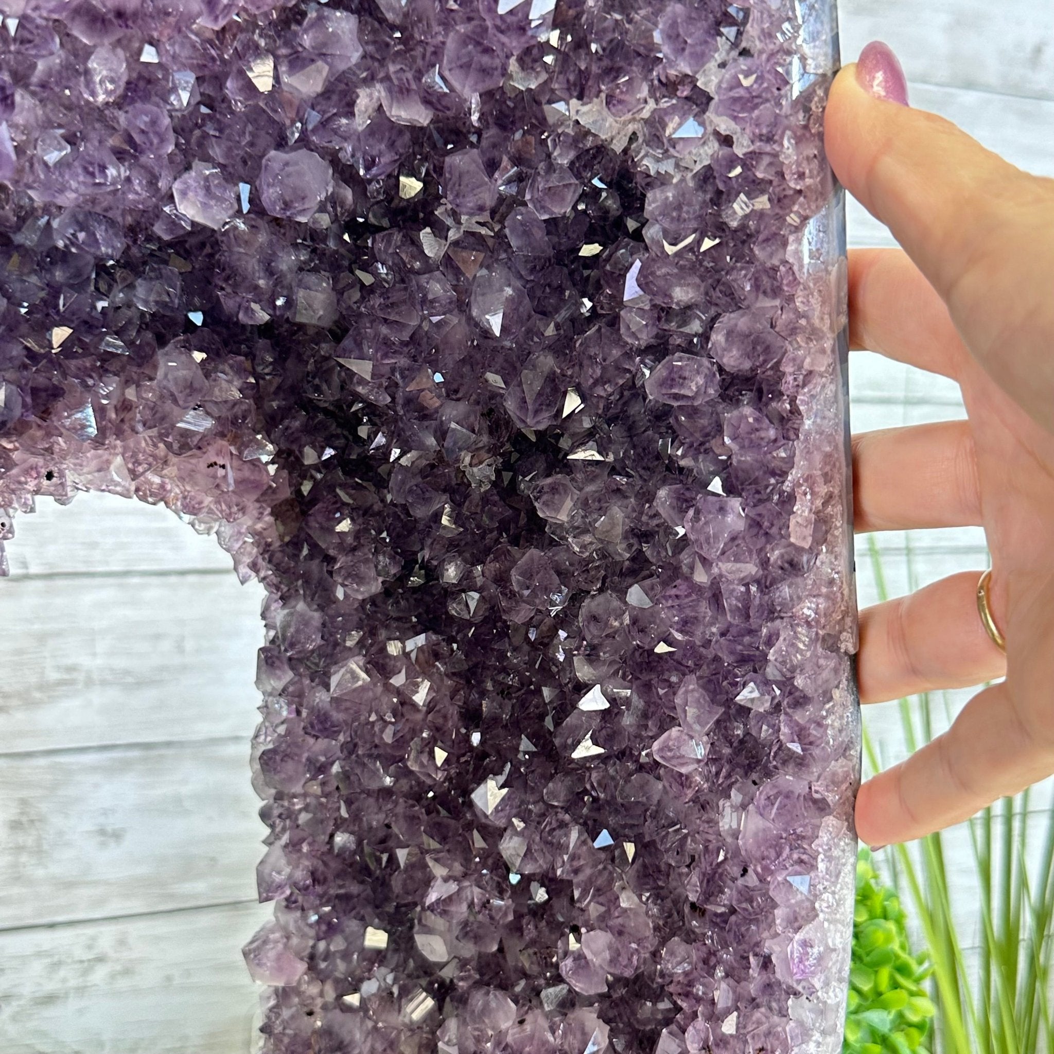 Extra Quality Open 2 - Sided Amethyst Cathedral 49.7 lbs & 25.7" Tall #5605 - 0165 - Brazil GemsBrazil GemsExtra Quality Open 2 - Sided Amethyst Cathedral 49.7 lbs & 25.7" Tall #5605 - 0165Open 2 - Sided Cathedrals5605 - 0165