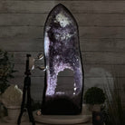 Extra Quality Open 2 - Sided Amethyst Cathedral 49.7 lbs & 25.7" Tall #5605 - 0165 - Brazil GemsBrazil GemsExtra Quality Open 2 - Sided Amethyst Cathedral 49.7 lbs & 25.7" Tall #5605 - 0165Open 2 - Sided Cathedrals5605 - 0165