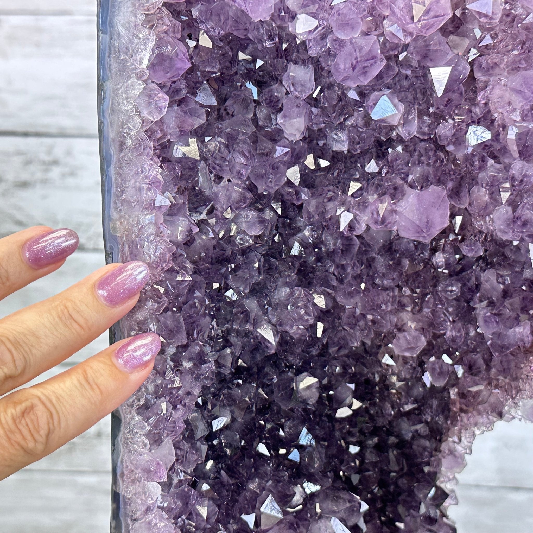 Extra Quality Open 2 - Sided Amethyst Cathedral 49.7 lbs & 25.7" Tall #5605 - 0165 - Brazil GemsBrazil GemsExtra Quality Open 2 - Sided Amethyst Cathedral 49.7 lbs & 25.7" Tall #5605 - 0165Open 2 - Sided Cathedrals5605 - 0165