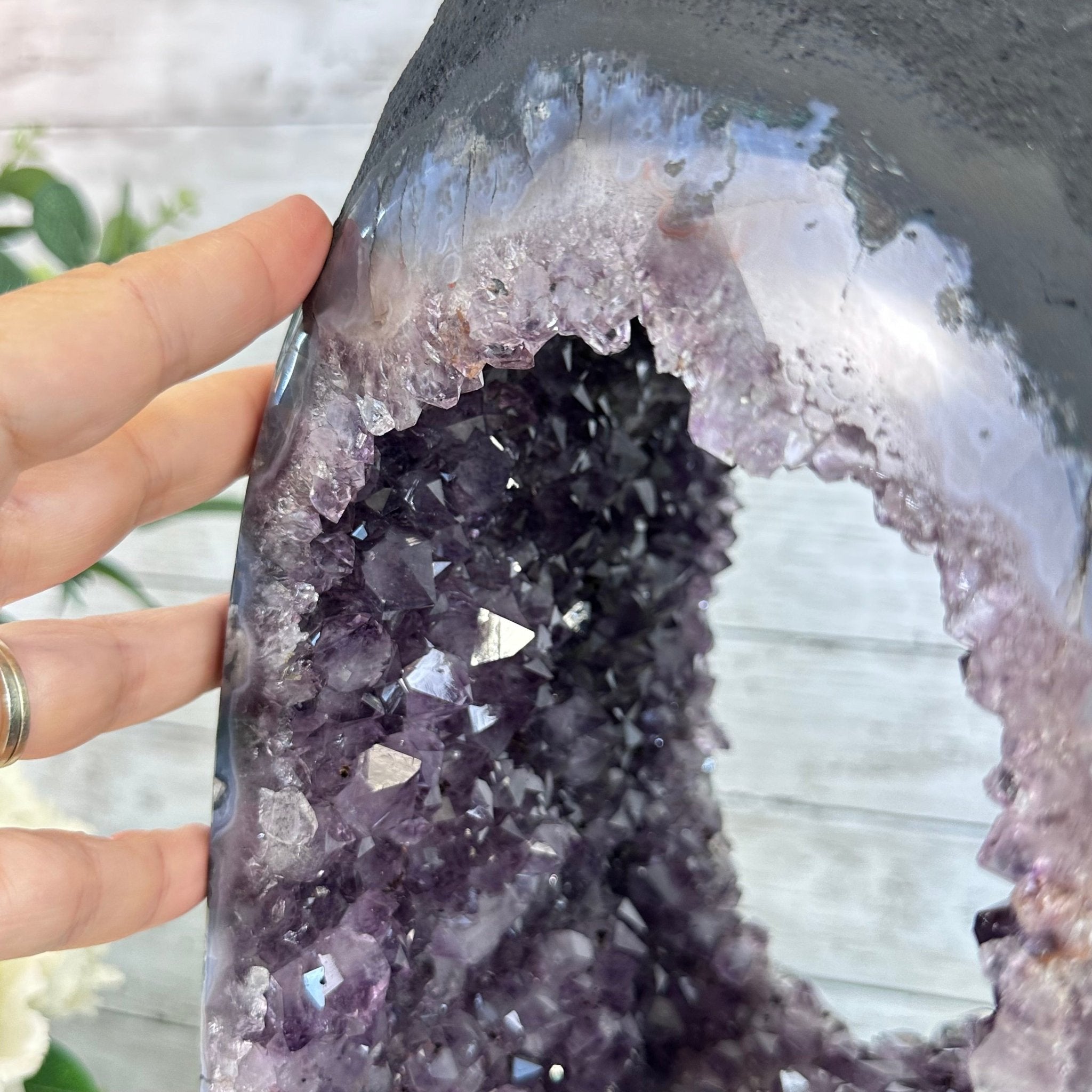 Extra Quality Open 2 - Sided Amethyst Cathedral 49.7 lbs & 25.7" Tall #5605 - 0165 - Brazil GemsBrazil GemsExtra Quality Open 2 - Sided Amethyst Cathedral 49.7 lbs & 25.7" Tall #5605 - 0165Open 2 - Sided Cathedrals5605 - 0165