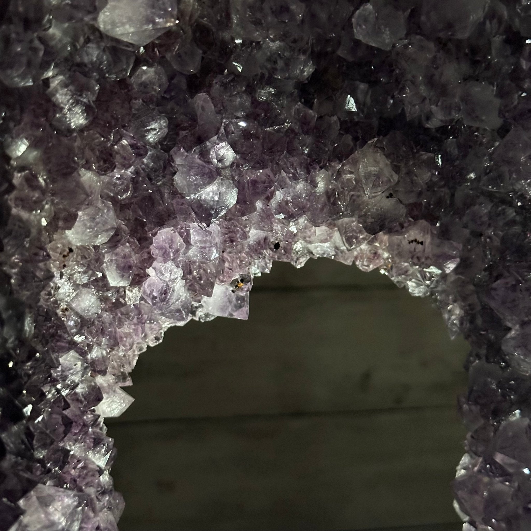 Extra Quality Open 2 - Sided Amethyst Cathedral 49.7 lbs & 25.7" Tall #5605 - 0165 - Brazil GemsBrazil GemsExtra Quality Open 2 - Sided Amethyst Cathedral 49.7 lbs & 25.7" Tall #5605 - 0165Open 2 - Sided Cathedrals5605 - 0165