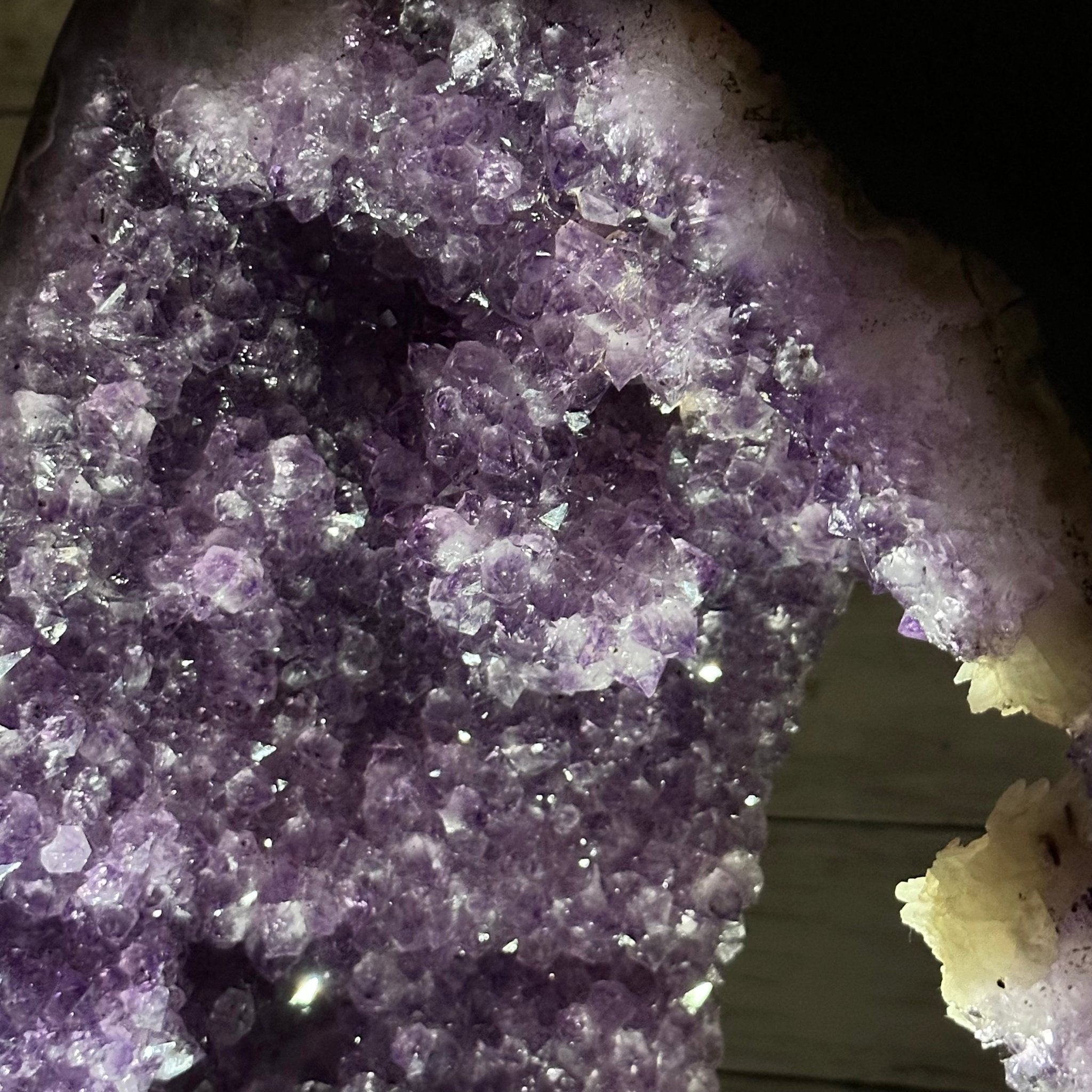 Extra Quality Open 2 - Sided Amethyst Cathedral 52.6 lbs & 21.8" Tall #5605 - 0154 - Brazil GemsBrazil GemsExtra Quality Open 2 - Sided Amethyst Cathedral 52.6 lbs & 21.8" Tall #5605 - 0154Open 2 - Sided Cathedrals5605 - 0154