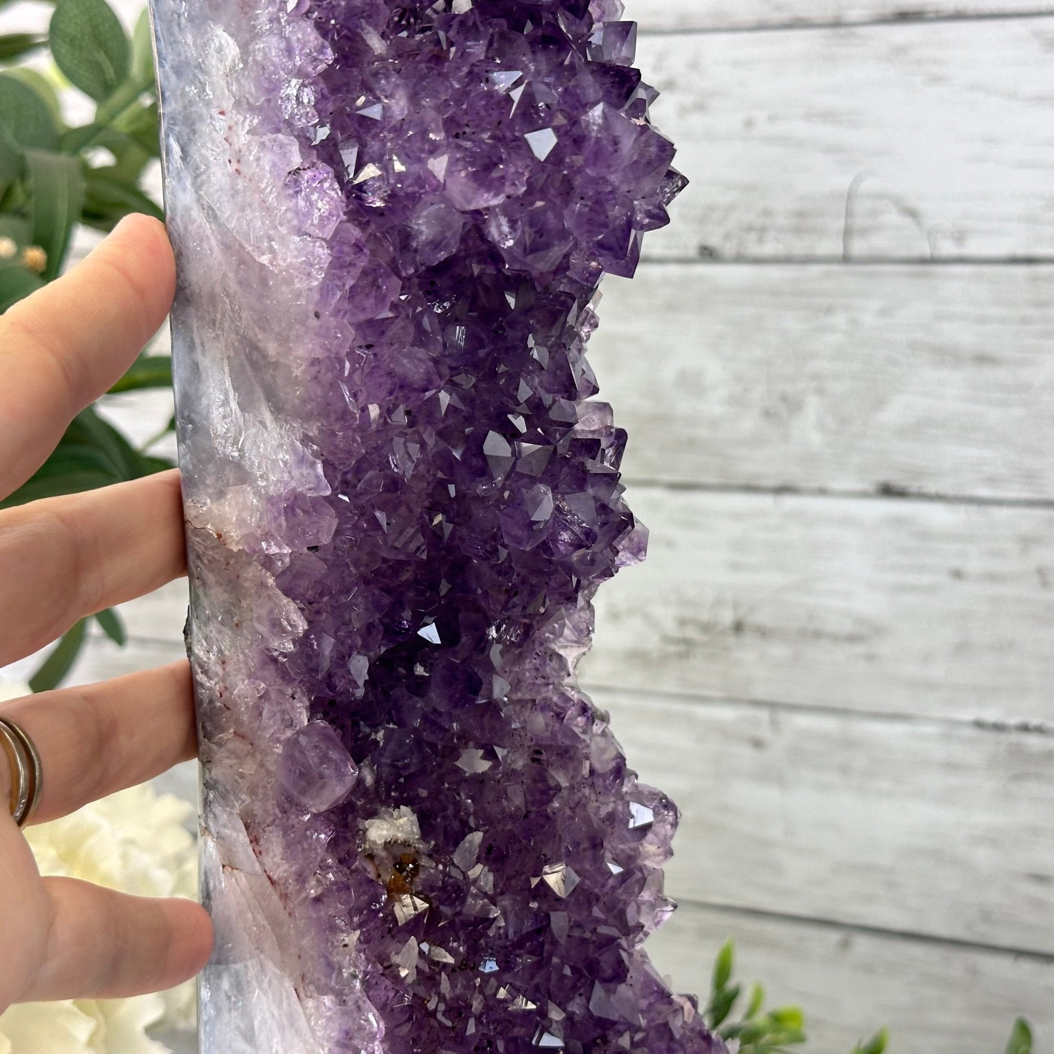 Extra Quality Open 2 - Sided Amethyst Cathedral 52.6 lbs & 21.8" Tall #5605 - 0154 - Brazil GemsBrazil GemsExtra Quality Open 2 - Sided Amethyst Cathedral 52.6 lbs & 21.8" Tall #5605 - 0154Open 2 - Sided Cathedrals5605 - 0154