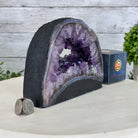 Extra Quality Open 2 - Sided Amethyst Cathedral 5.4 lbs & 5.7" Tall #5605 - 0141 - Brazil GemsBrazil GemsExtra Quality Open 2 - Sided Amethyst Cathedral 5.4 lbs & 5.7" Tall #5605 - 0141Open 2 - Sided Cathedrals5605 - 0141