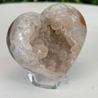 Extra Quality Pink Amethyst Heart Geode on an Acrylic Stand, 0.36 lbs & 2.25" Tall #5462-0081 by Brazil Gems - Brazil GemsBrazil GemsExtra Quality Pink Amethyst Heart Geode on an Acrylic Stand, 0.36 lbs & 2.25" Tall #5462-0081 by Brazil GemsHearts5462-0081