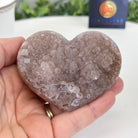 Extra Quality Pink Amethyst Heart Geode on an Acrylic Stand, 0.57 lbs & 2.1" Tall #5462-0042 by Brazil Gems - Brazil GemsBrazil GemsExtra Quality Pink Amethyst Heart Geode on an Acrylic Stand, 0.57 lbs & 2.1" Tall #5462-0042 by Brazil GemsHearts5462-0042