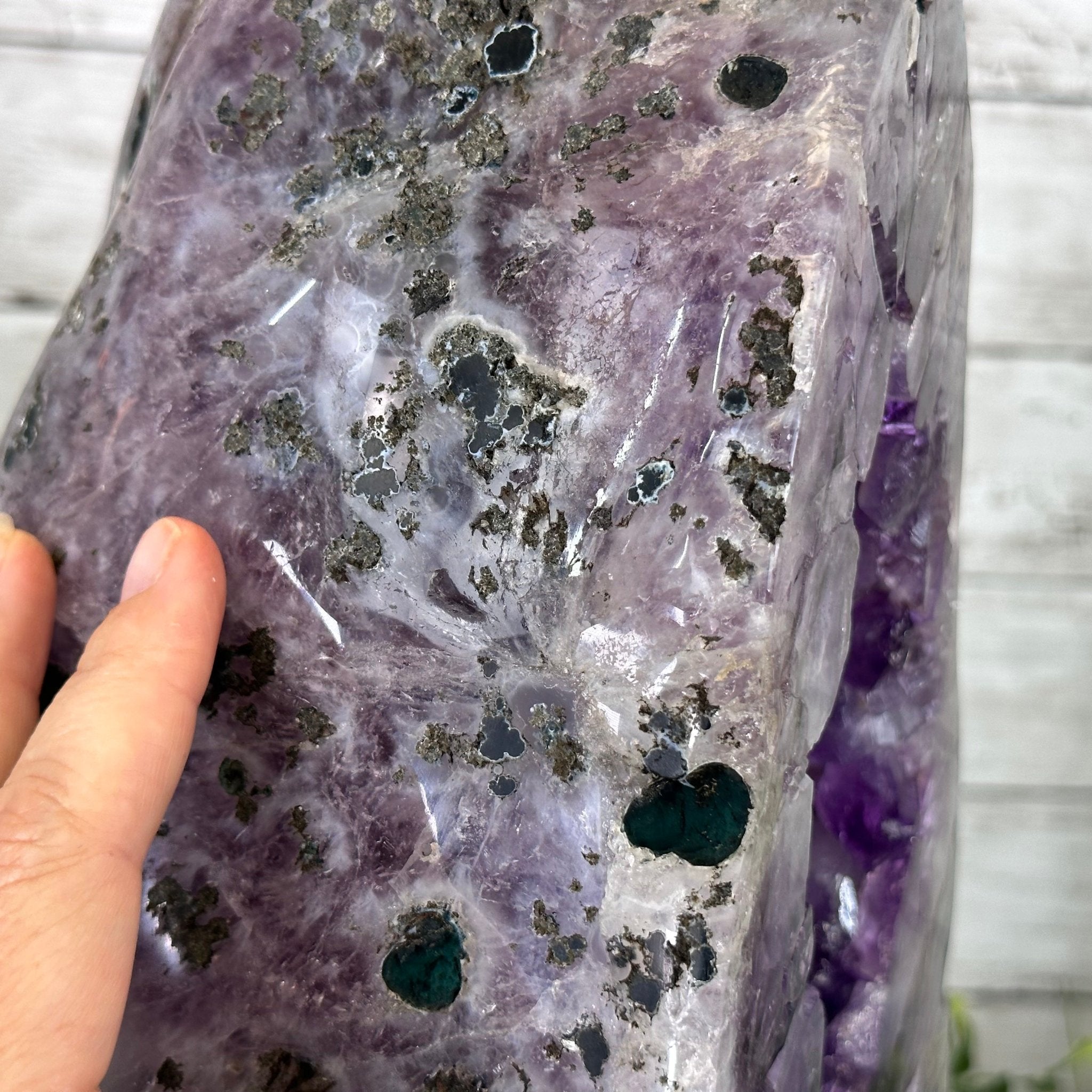 Extra Quality Polished Brazilian Amethyst Cathedral, 37 lbs & 13.5" tall Model #5602-0189 by Brazil Gems - Brazil GemsBrazil GemsExtra Quality Polished Brazilian Amethyst Cathedral, 37 lbs & 13.5" tall Model #5602-0189 by Brazil GemsPolished Cathedrals5602-0189