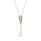 Faceted Gemstone 18K Gold Plated Lariat Necklace - Brazil GemsBrazil GemsFaceted Gemstone 18K Gold Plated Lariat NecklaceNecklace12GP9697 - 100