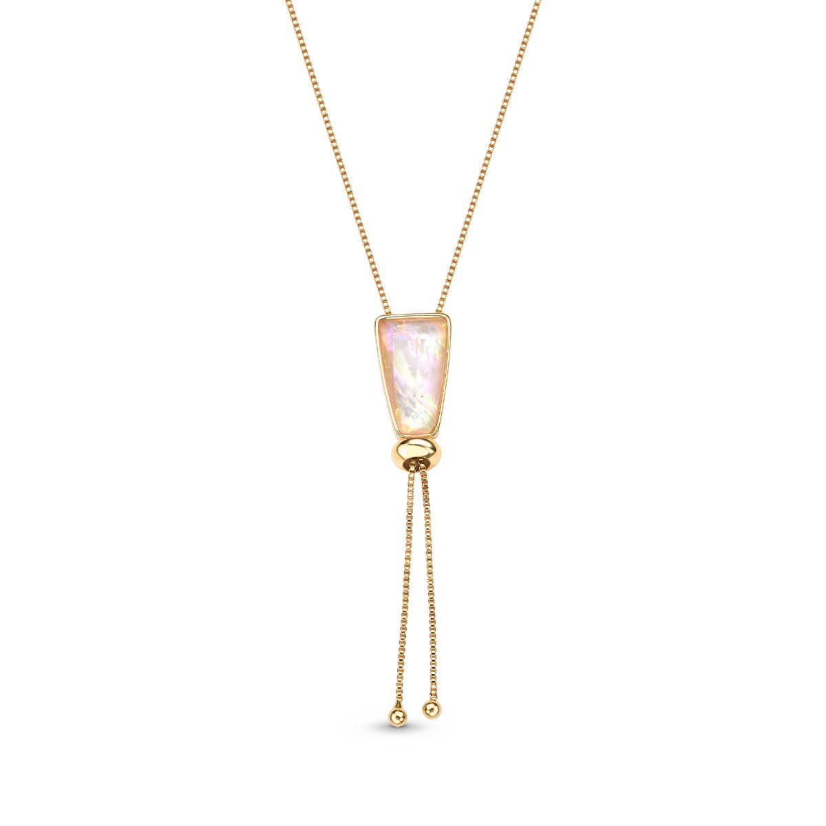 Faceted Gemstone 18K Gold Plated Lariat Necklace - Brazil GemsBrazil GemsFaceted Gemstone 18K Gold Plated Lariat NecklaceNecklace12GP9697 - 126