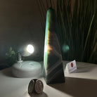 Green Agate 4 - Sided Obelisk Tower, 6.2" Tall #3104GR - 005 - Brazil GemsBrazil GemsGreen Agate 4 - Sided Obelisk Tower, 6.2" Tall #3104GR - 005Obelisks3104GR - 005
