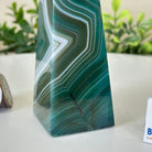 Green Agate 4 - Sided Obelisk Tower, 6.2" Tall #3104GR - 005 - Brazil GemsBrazil GemsGreen Agate 4 - Sided Obelisk Tower, 6.2" Tall #3104GR - 005Obelisks3104GR - 005