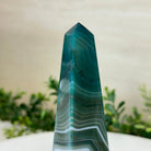 Green Agate 4 - Sided Obelisk Tower, 6.2" Tall #3104GR - 005 - Brazil GemsBrazil GemsGreen Agate 4 - Sided Obelisk Tower, 6.2" Tall #3104GR - 005Obelisks3104GR - 005
