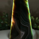 Green Agate 4 - Sided Obelisk Tower, 6.2" Tall #3104GR - 005 - Brazil GemsBrazil GemsGreen Agate 4 - Sided Obelisk Tower, 6.2" Tall #3104GR - 005Obelisks3104GR - 005