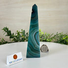 Green Agate 4 - Sided Obelisk Tower, 6.2" Tall #3104GR - 005 - Brazil GemsBrazil GemsGreen Agate 4 - Sided Obelisk Tower, 6.2" Tall #3104GR - 005Obelisks3104GR - 005