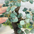 Green Quartz 9" Tall Handmade Gemstone Tree on a Crystal base, 120 Gems #5403GRNQ - Brazil GemsBrazil GemsGreen Quartz 9" Tall Handmade Gemstone Tree on a Crystal base, 120 Gems #5403GRNQGemstone Trees5403GRNQ