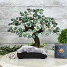 Green Quartz 9" Tall Handmade Gemstone Tree on a Crystal base, 120 Gems #5403GRNQ - Brazil GemsBrazil GemsGreen Quartz 9" Tall Handmade Gemstone Tree on a Crystal base, 120 Gems #5403GRNQGemstone Trees5403GRNQ