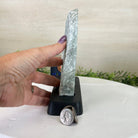 Green Quartz Polished Slice with Rough Edges, Wood Base 7" Tall #6100GQ - 023 - Brazil GemsBrazil GemsGreen Quartz Polished Slice with Rough Edges, Wood Base 7" Tall #6100GQ - 023Slices on Wood Bases6100GQ - 023