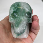 Handmade Green Quartz Crystal Skull 2.5" tall Model #3477-0001 by Brazil Gems - Brazil GemsBrazil GemsHandmade Green Quartz Crystal Skull 2.5" tall Model #3477-0001 by Brazil GemsSkulls3477-0001