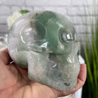 Handmade Green Quartz Crystal Skull 3.4" tall Model #3477-0008 by Brazil Gems - Brazil GemsBrazil GemsHandmade Green Quartz Crystal Skull 3.4" tall Model #3477-0008 by Brazil GemsSkulls3477-0008