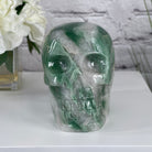 Handmade Green Quartz Crystal Skull 5.5" tall Model #3477-0009 by Brazil Gems - Brazil GemsBrazil GemsHandmade Green Quartz Crystal Skull 5.5" tall Model #3477-0009 by Brazil GemsSkulls3477-0009