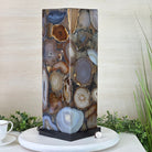 Handmade Natural Agate LED Lamp, 18.3” Tall on a Wood Base #2006NA - 006 - Brazil GemsBrazil GemsHandmade Natural Agate LED Lamp, 18.3” Tall on a Wood Base #2006NA - 006Lamps2006NA - 006