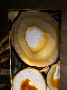 Handmade Natural Agate LED Lamp, 27” Tall Wood Base #2007NA-007 - Brazil GemsBrazil GemsHandmade Natural Agate LED Lamp, 27” Tall Wood Base #2007NA-007Lamps2007NA-007