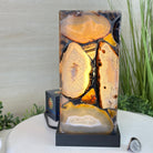 Handmade Natural Agate LED Lamp w/ Wood base, 10.6” Tall #2003NA - 006 - Brazil GemsBrazil GemsHandmade Natural Agate LED Lamp w/ Wood base, 10.6” Tall #2003NA - 006Lamps2003NA - 006