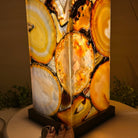 Handmade Natural Agate LED Lamp w/ Wood Base, 18.5” Tall #2006NA - 007 - Brazil GemsBrazil GemsHandmade Natural Agate LED Lamp w/ Wood Base, 18.5” Tall #2006NA - 007Lamps2006NA - 007