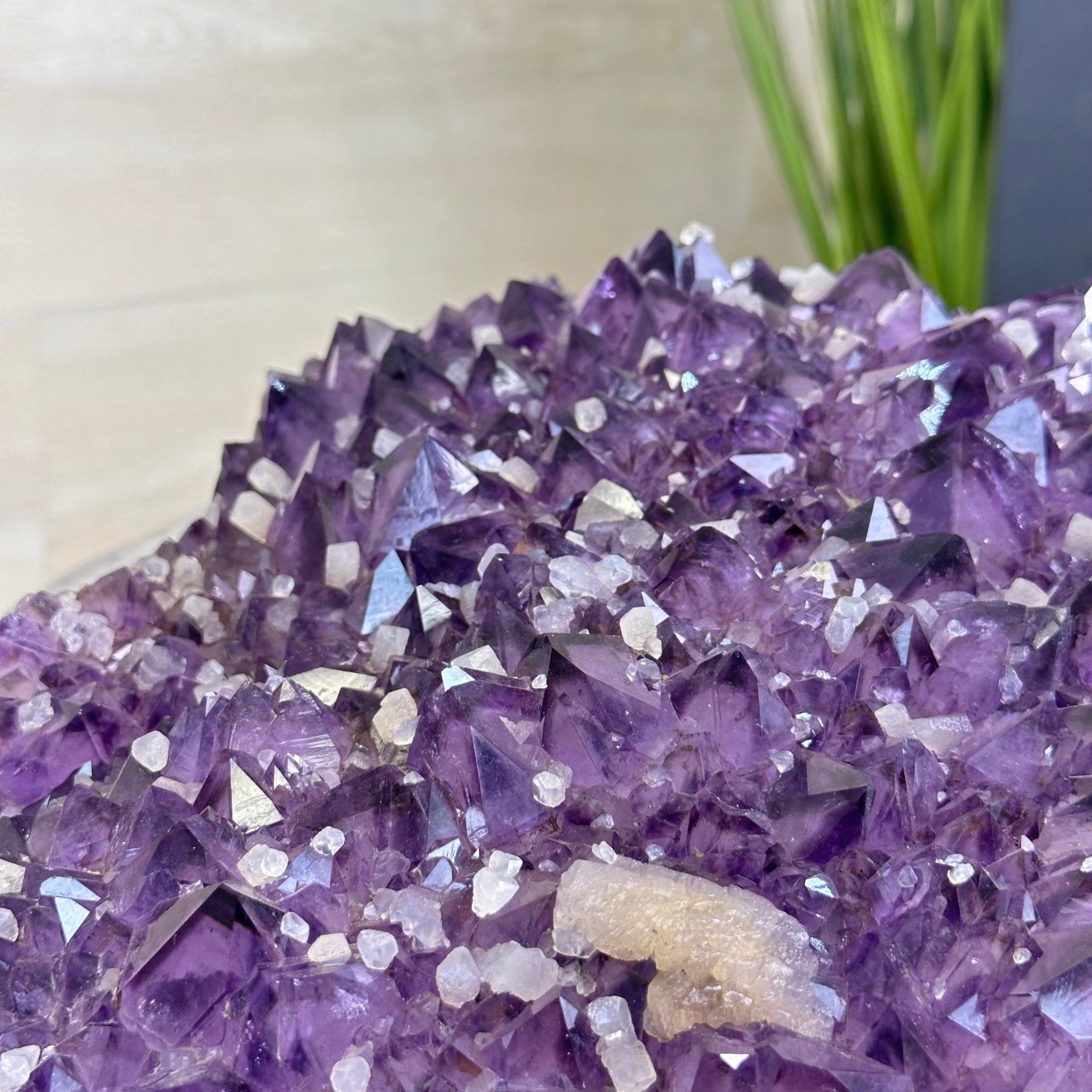 Large Amethyst Dining/Conference Table Super Quality, 372.6 lbs & 30.5" Tall 1388 - 0003 - Brazil GemsBrazil GemsLarge Amethyst Dining/Conference Table Super Quality, 372.6 lbs & 30.5" Tall 1388 - 0003Tables: Dining1388 - 0003