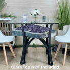 Large Amethyst Dining/Conference Table Super Quality, 372.6 lbs & 30.5" Tall 1388 - 0003 - Brazil GemsBrazil GemsLarge Amethyst Dining/Conference Table Super Quality, 372.6 lbs & 30.5" Tall 1388 - 0003Tables: Dining1388 - 0003