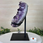 Large Extra Plus Quality Amethyst Heart Geode on stand, 18.1 lbs & 12.2" Tall #5463 - 0360 - Brazil GemsBrazil GemsLarge Extra Plus Quality Amethyst Heart Geode on stand, 18.1 lbs & 12.2" Tall #5463 - 0360Hearts5463 - 0360