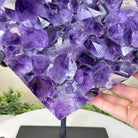 Large Extra Plus Quality Amethyst Heart Geode on stand, 27.3 lbs & 15.4" Tall #5463 - 0364 - Brazil GemsBrazil GemsLarge Extra Plus Quality Amethyst Heart Geode on stand, 27.3 lbs & 15.4" Tall #5463 - 0364Hearts5463 - 0364