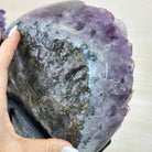 Large Extra Plus Quality Amethyst Heart Geode on stand, 27.3 lbs & 15.4" Tall #5463 - 0364 - Brazil GemsBrazil GemsLarge Extra Plus Quality Amethyst Heart Geode on stand, 27.3 lbs & 15.4" Tall #5463 - 0364Hearts5463 - 0364