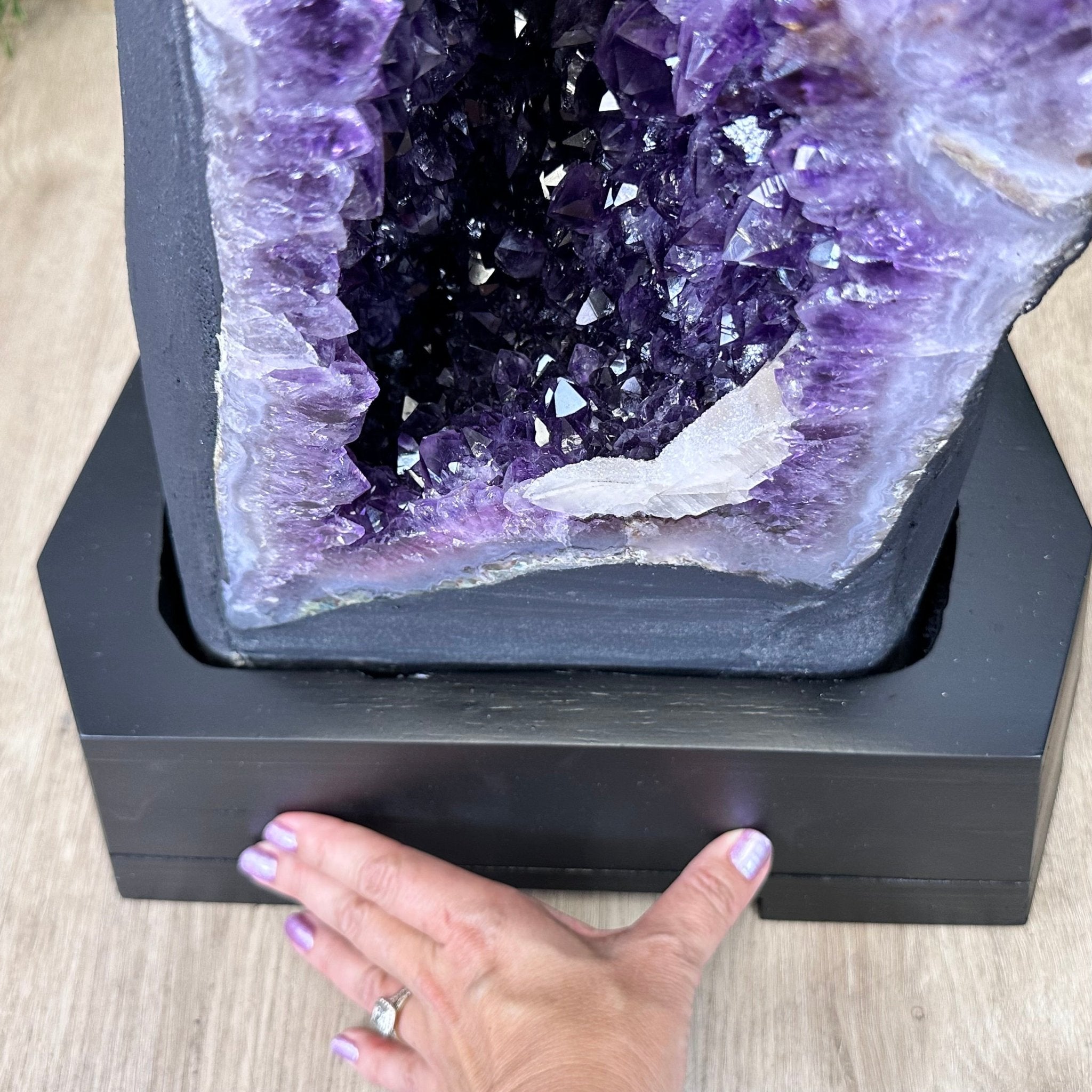 Large Extra Plus Quality Brazilian Amethyst Cathedral, 137 lbs & 69" Tall #5601-1333 - Brazil GemsBrazil GemsLarge Extra Plus Quality Brazilian Amethyst Cathedral, 137 lbs & 69" Tall #5601-1333Cathedrals5601-1333