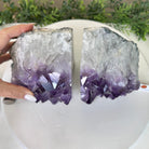 Large Extra Quality Amethyst Bookends, 16.6 lbs & 6.7" Tall #5151AM - 071 - Brazil GemsBrazil GemsLarge Extra Quality Amethyst Bookends, 16.6 lbs & 6.7" Tall #5151AM - 071Bookends5151AM - 071