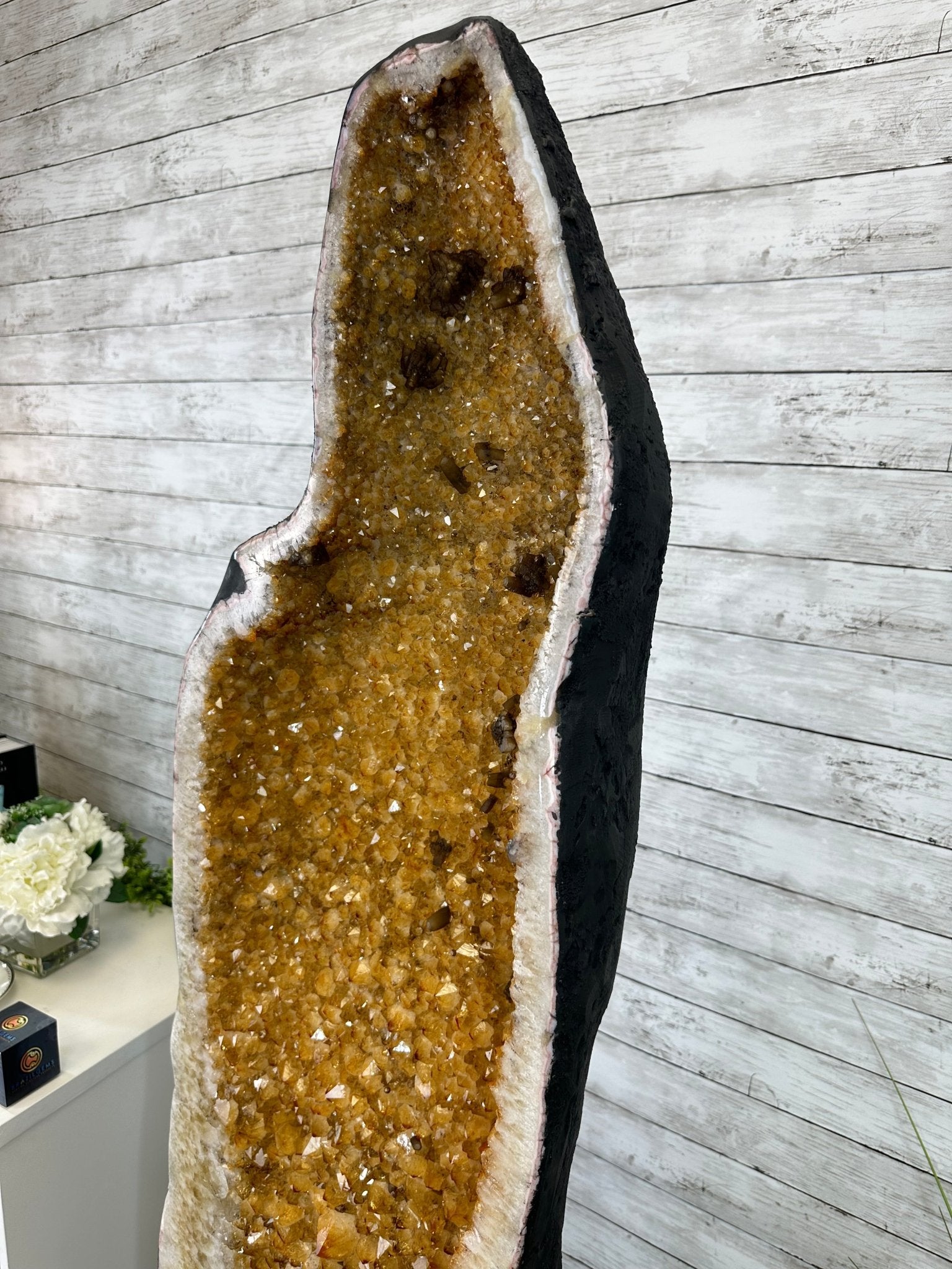 Large Extra Quality Citrine Cathedral, 344 lbs & 65.7" Tall #5603-0312 - Brazil GemsBrazil GemsLarge Extra Quality Citrine Cathedral, 344 lbs & 65.7" Tall #5603-0312Cathedrals5603-0312