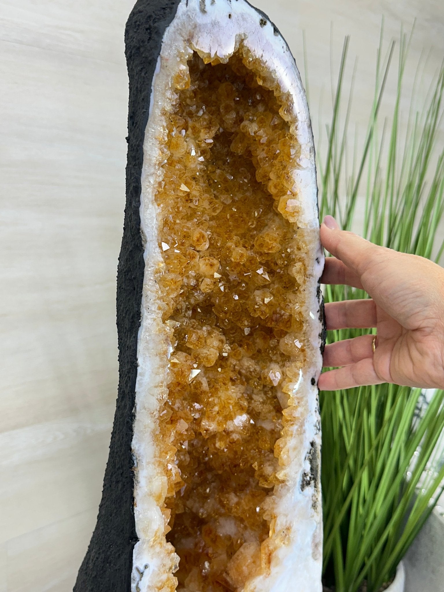 Large Extra Quality Citrine Cathedral, 66.2 lbs & 31.4" Tall #5603 - 0403 - Brazil GemsBrazil GemsLarge Extra Quality Citrine Cathedral, 66.2 lbs & 31.4" Tall #5603 - 0403Cathedrals5603 - 0403