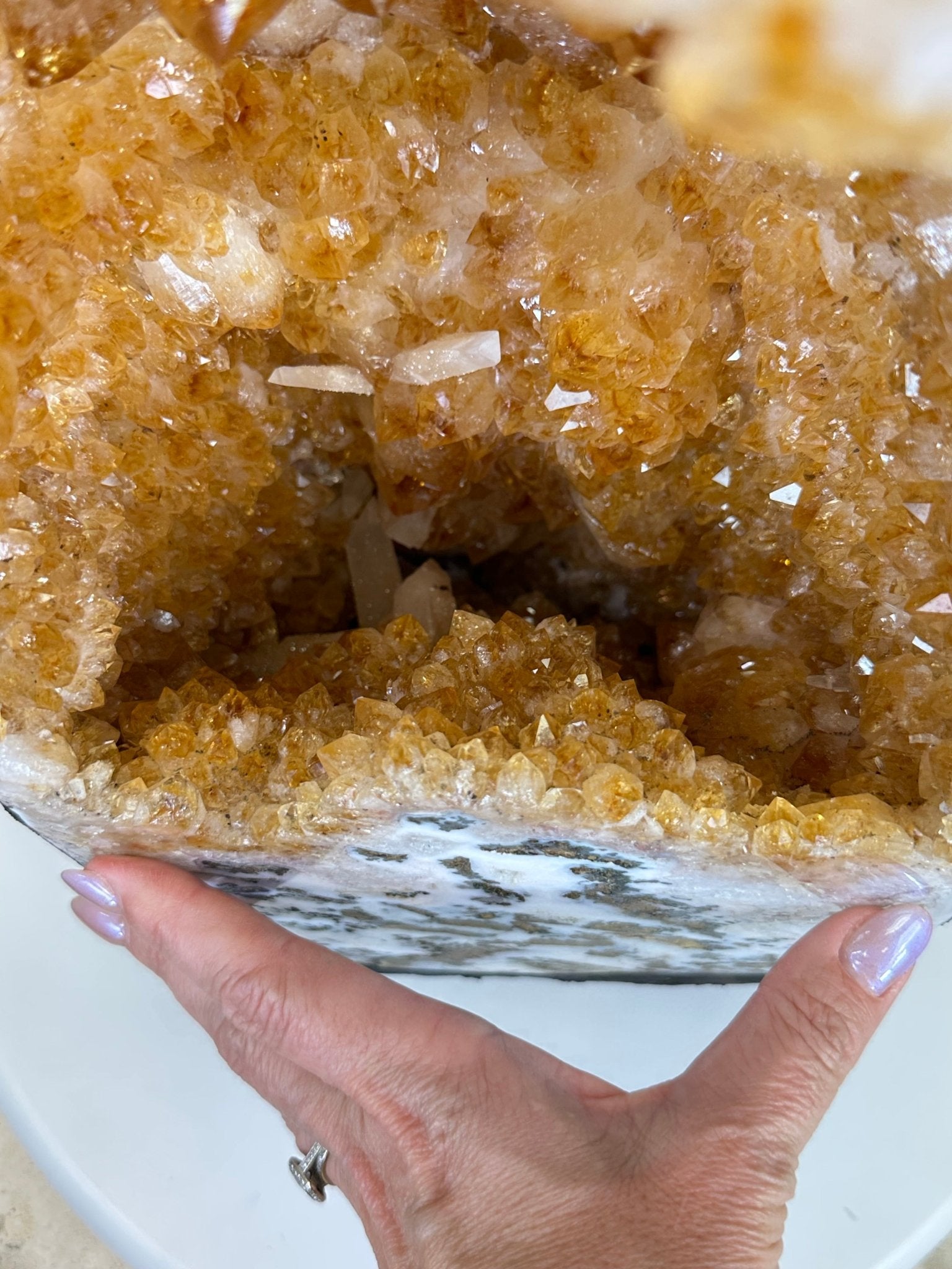 Large Extra Quality Citrine Cathedral, 66.2 lbs & 31.4" Tall #5603 - 0403 - Brazil GemsBrazil GemsLarge Extra Quality Citrine Cathedral, 66.2 lbs & 31.4" Tall #5603 - 0403Cathedrals5603 - 0403