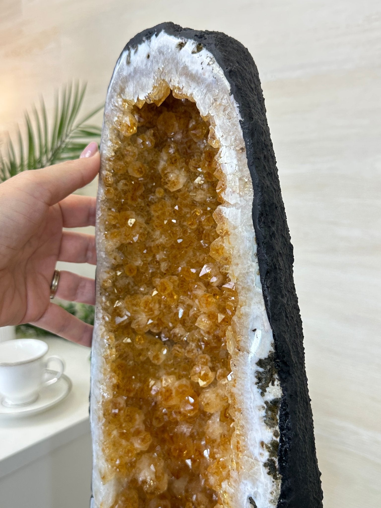 Large Extra Quality Citrine Cathedral, 66.2 lbs & 31.4" Tall #5603 - 0403 - Brazil GemsBrazil GemsLarge Extra Quality Citrine Cathedral, 66.2 lbs & 31.4" Tall #5603 - 0403Cathedrals5603 - 0403