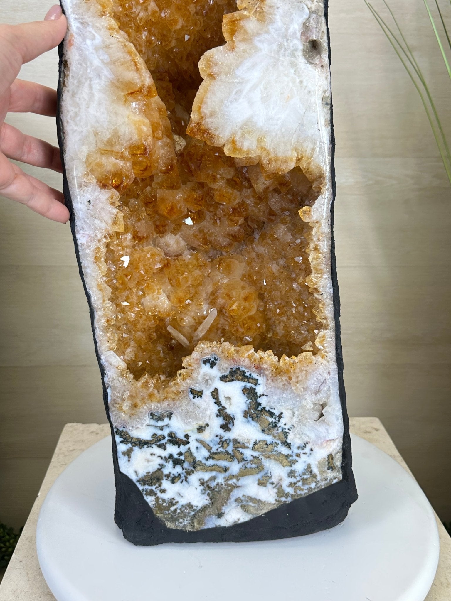Large Extra Quality Citrine Cathedral, 66.2 lbs & 31.4" Tall #5603 - 0403 - Brazil GemsBrazil GemsLarge Extra Quality Citrine Cathedral, 66.2 lbs & 31.4" Tall #5603 - 0403Cathedrals5603 - 0403