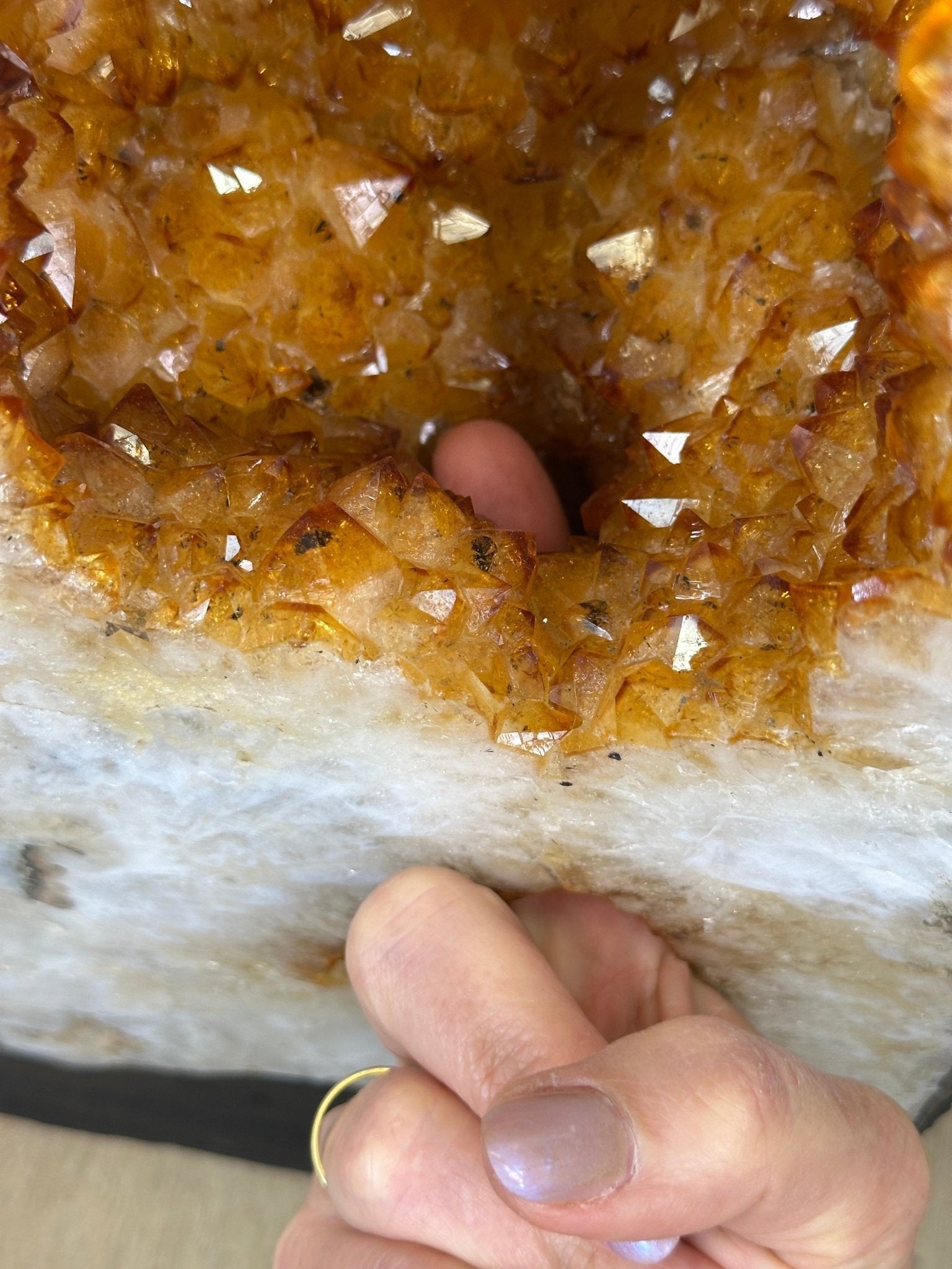 Large Extra Quality Citrine Cathedral, 97 lbs & 37.8" Tall #5603 - 0404 - Brazil GemsBrazil GemsLarge Extra Quality Citrine Cathedral, 97 lbs & 37.8" Tall #5603 - 0404Cathedrals5603 - 0404